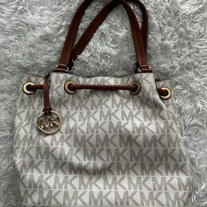 Michael Kors Cream Tote Bag